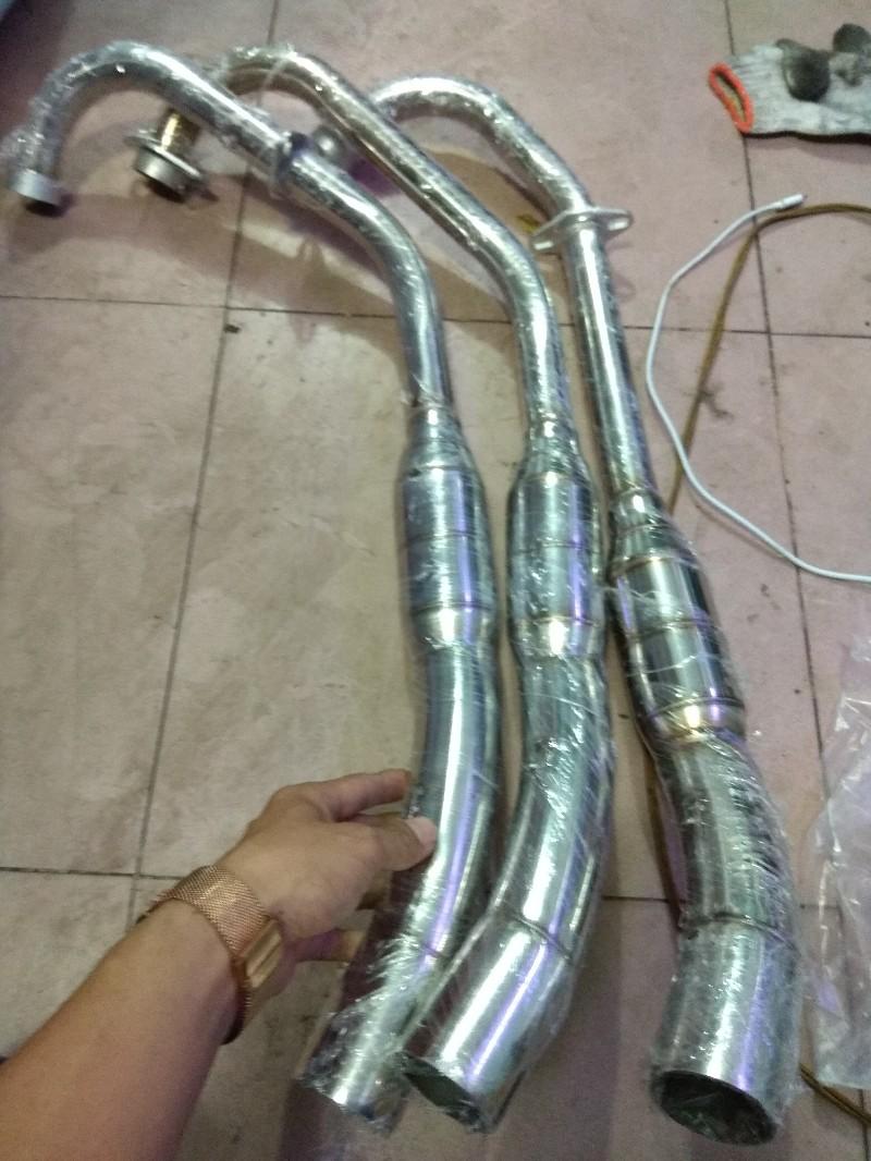 Cổ bô Innox bầu hơi Exciter 150, winner, sirius, Ware..