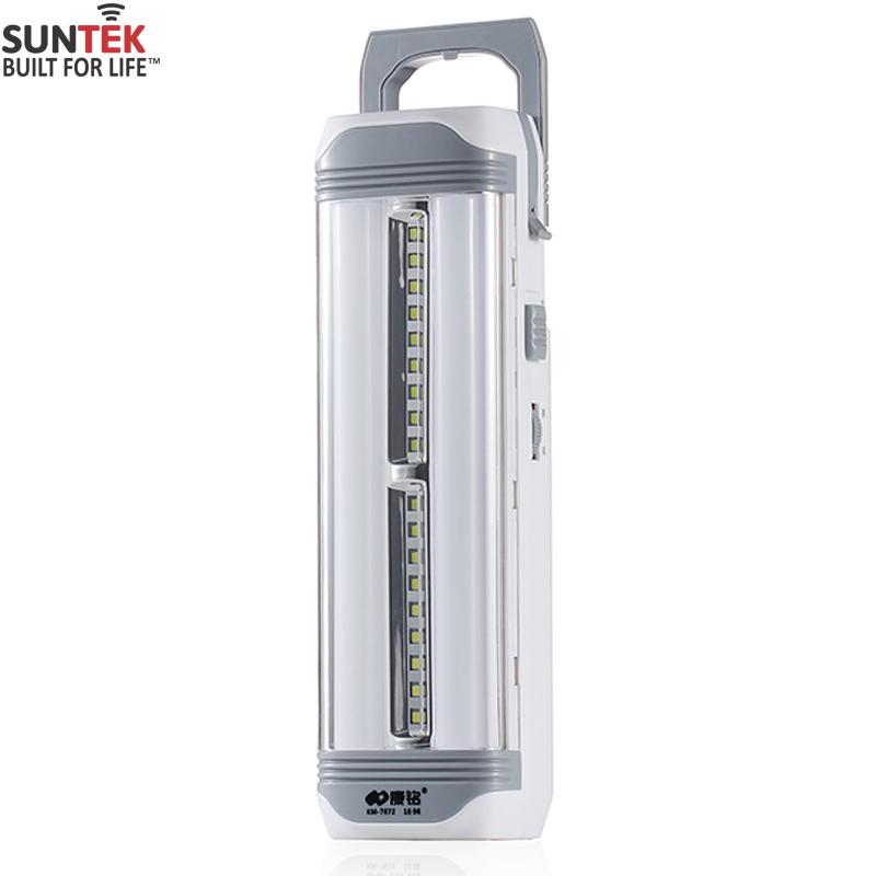 Đèn LED tích điện thông minh Suntek KM-7672 (Trắng)