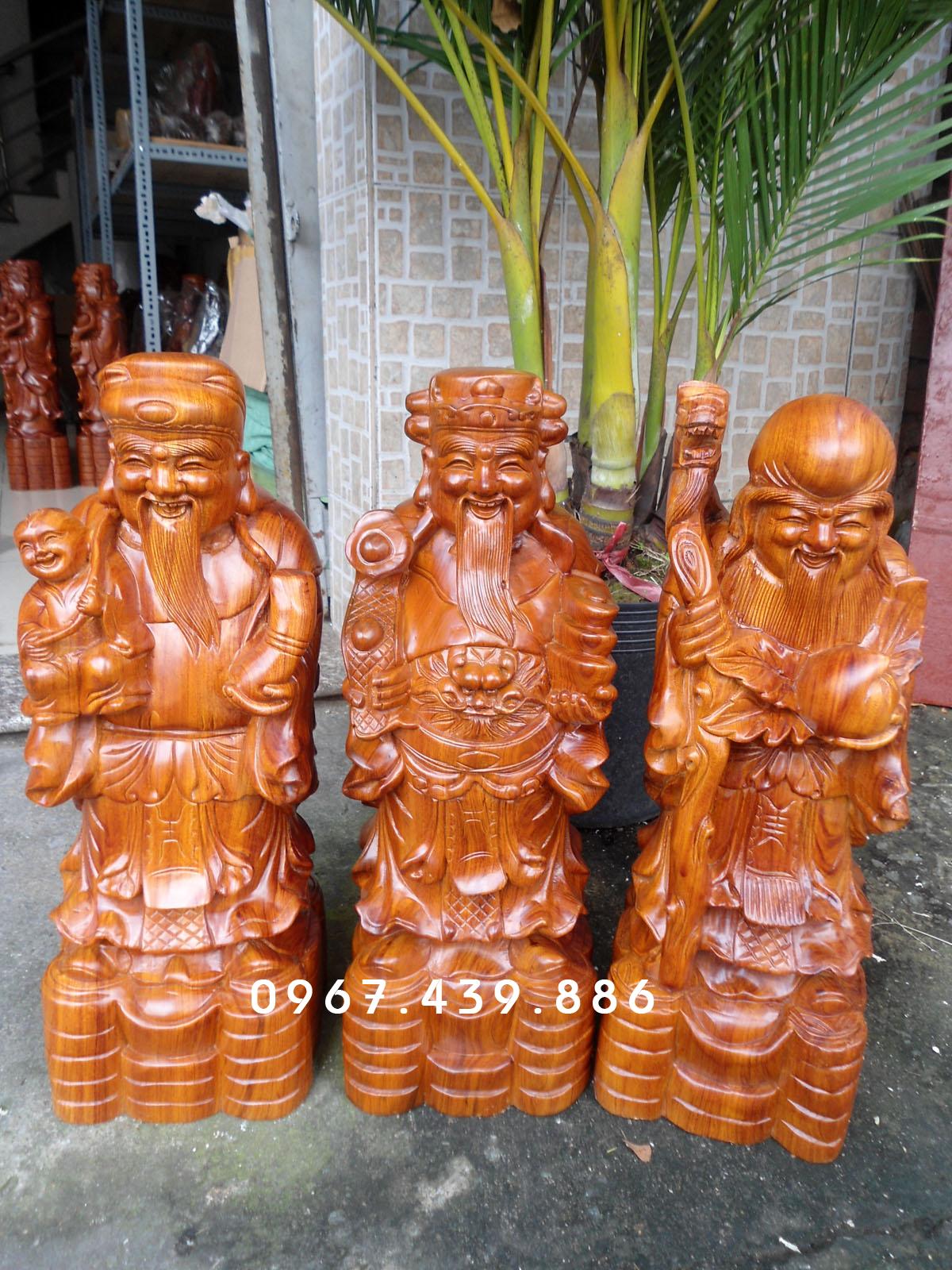 Tượng Tam Đa (Phúc Lộc Thọ) cao 50cm