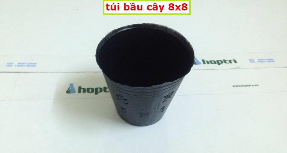 2KG CHẬU NHỰA MỀM ƯƠM CÂY (BỊCH, TÚI BẦU) 8x8 (2kg = khoảng 2230 chậu 8x8)