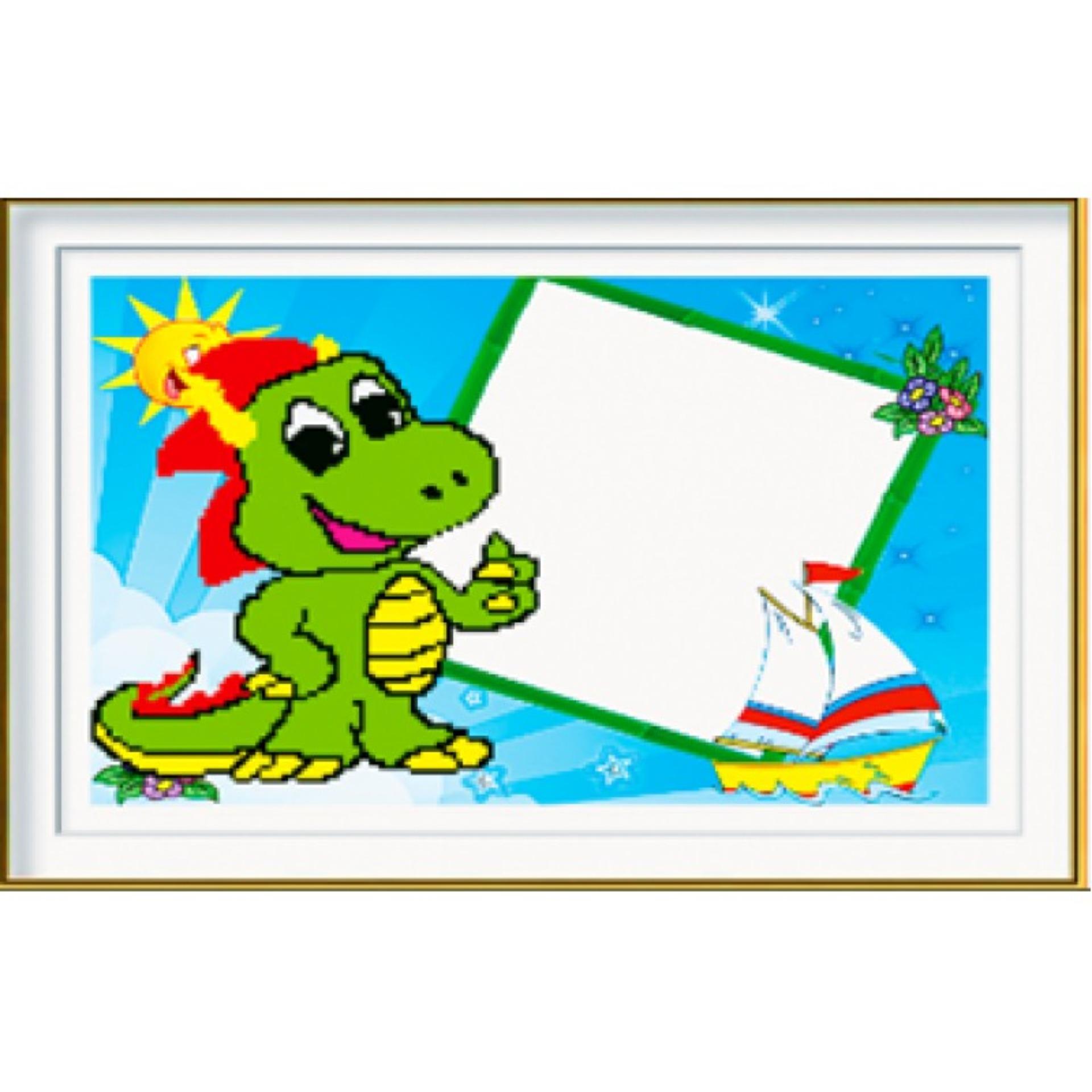 Tranh đính đá con giáp Rồng, Thìn chất lượng cao-NgocThinhshop