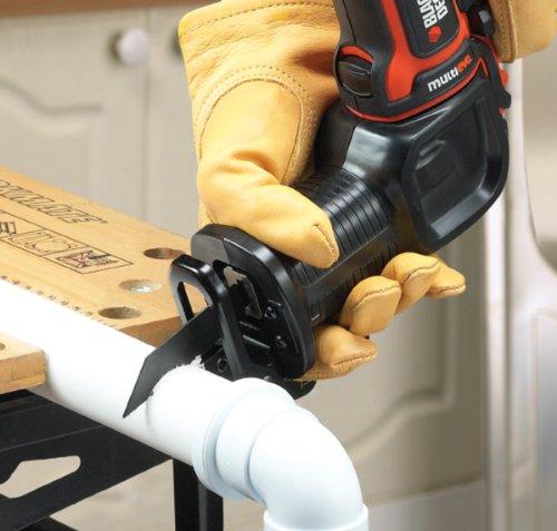 Đầu cưa kiếm (dành cho MULTI EVO) Black+Decker MTRS10-XJ (Kèm 2 lưỡi cưa sắt, gỗ)