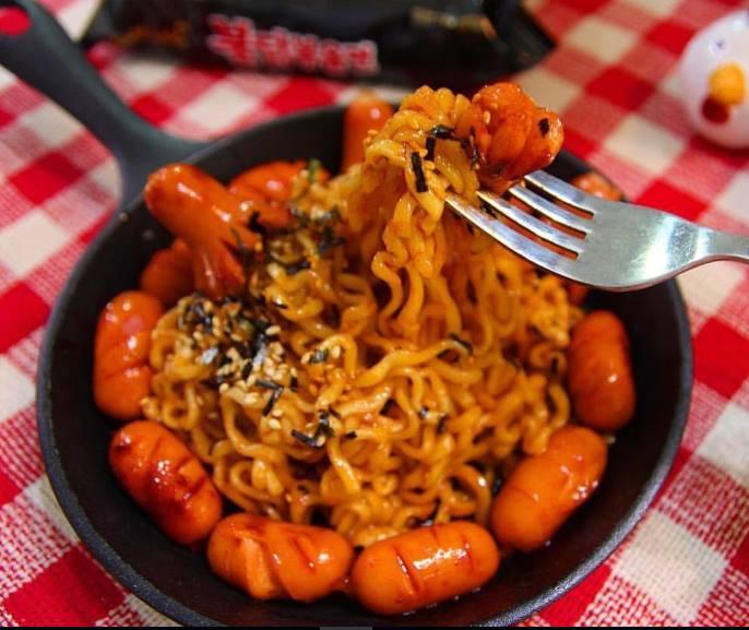 [GIÁ SHOCK] Combo 5 Gói Mì Cay Cà Ri Samyang Hàn Quốc