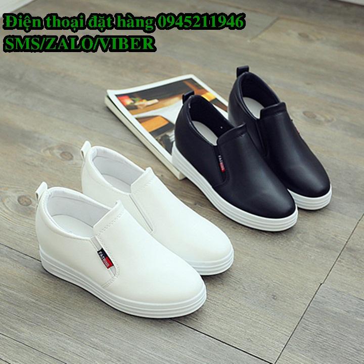 Giày Sneaker độn đế nữ kiểu Hàn Quốc C65