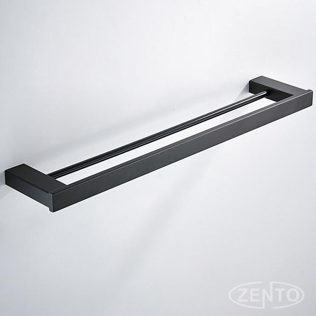 Giá treo khăn kép inox304 Black series Zento HC6809