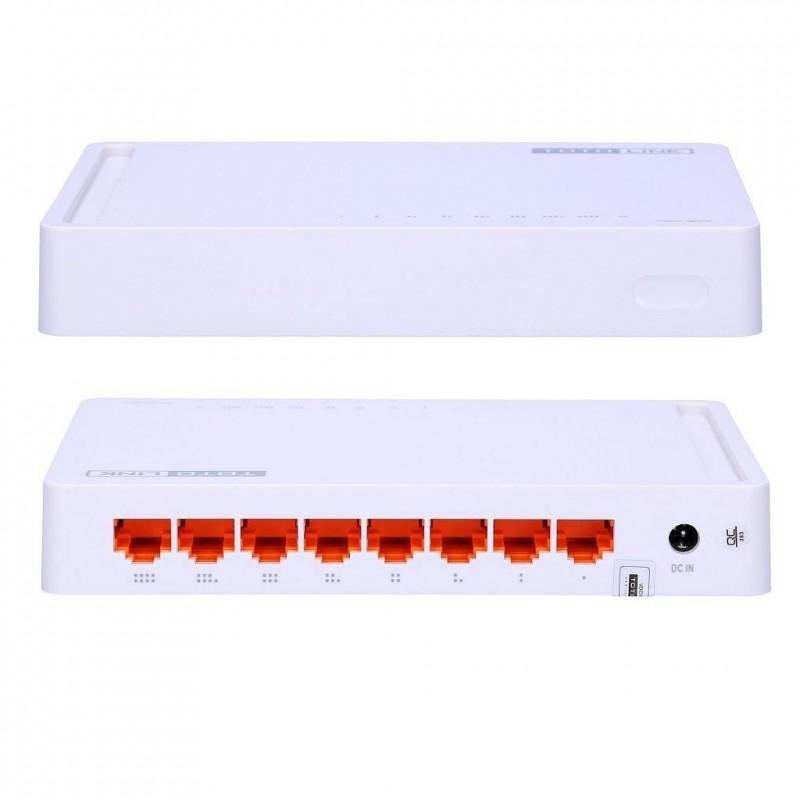 Cổng Chia Mạng Switch 8 Port Totolink 10/100Mbps S808.