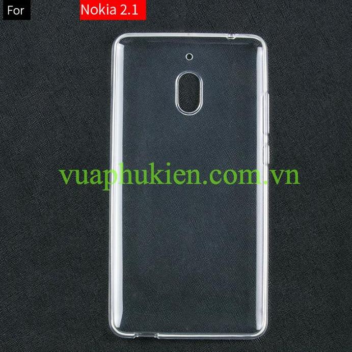 Ốp lưng dẻo trong cao cấp cho Nokia 2.1 - Hàng nhập khẩu