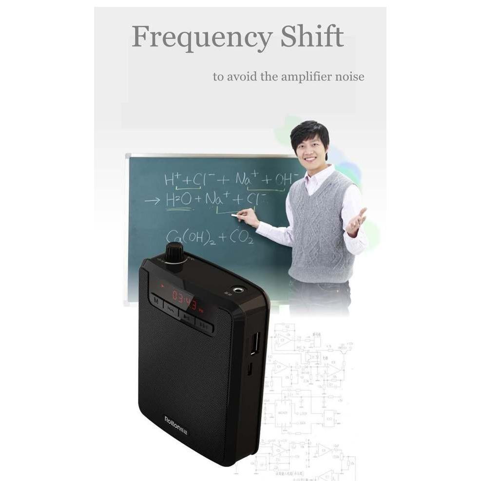 Bộ Loa Mic đa năng cực kỳ tiện dụng kiêm sạc dự phòng, Radio, máy nghe nhạc MP3 của ROLTON - Dùng cho giảng dạy, hội thảo, hướng dẫn viên du lịch