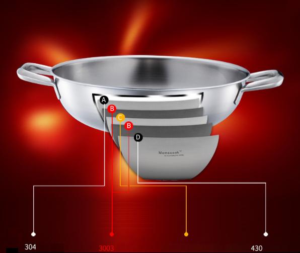 Nồi inox 304 - MomsCook - 30x9cm 2.33Kg