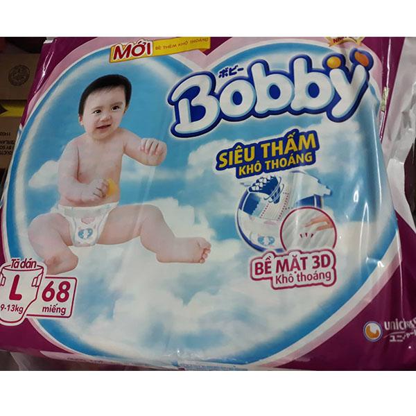 [HCM]Tã dán Bobby Fresh siêu mỏng L68 TA119