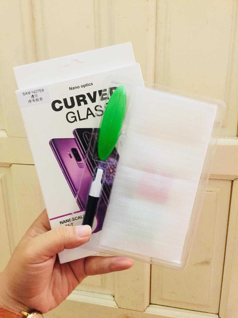 Kính cường lực Full keo UV cho Samsung Galaxy Note 8