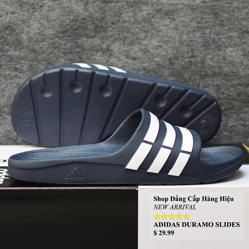 ADIDAS_ DURAMO AUTHENTIC màu xanh đen sọc trắng