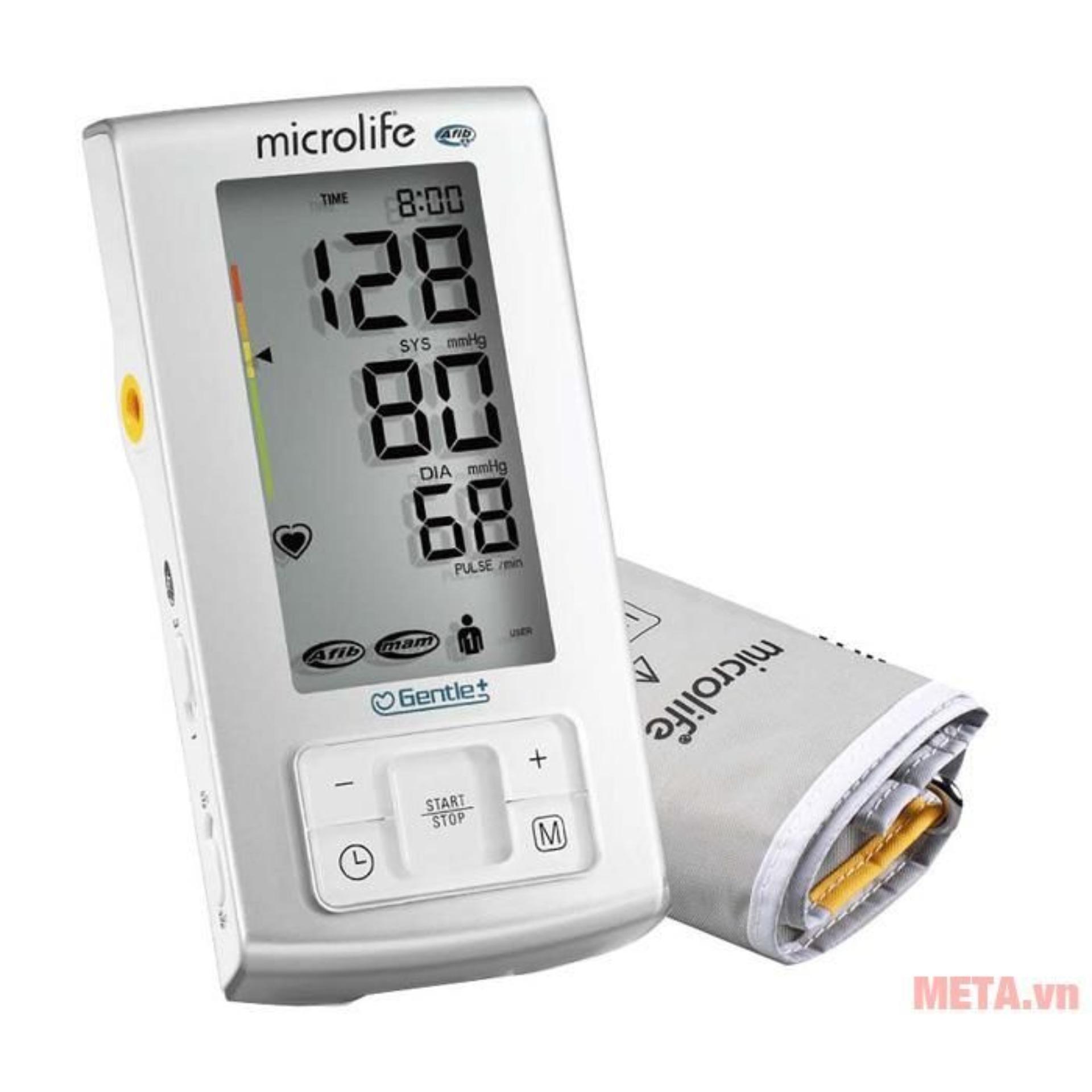 Máy đo huyết áp bắp tay Microlife BP A6 Basic Cảnh báo đột quỵ (BH chính hãng 5 năm ) Kèm bộ đổi điện