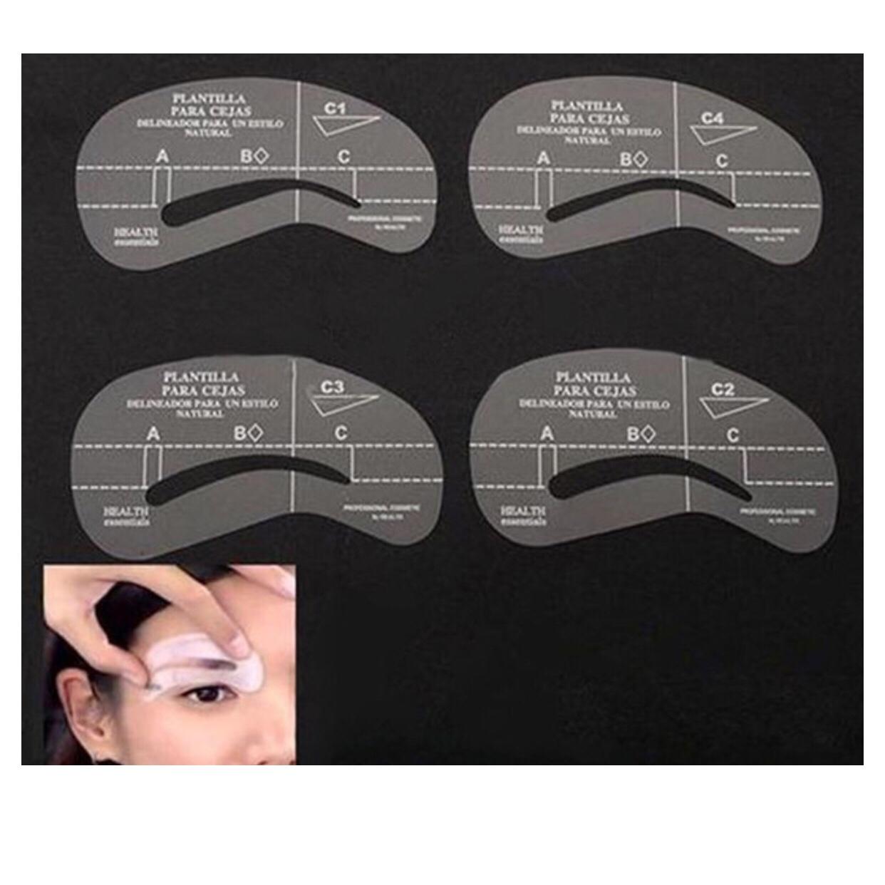[HCM]BỘ 24 KHUÔN KẺ CHÂN MÀY MIGIC EYEBROW STYLE