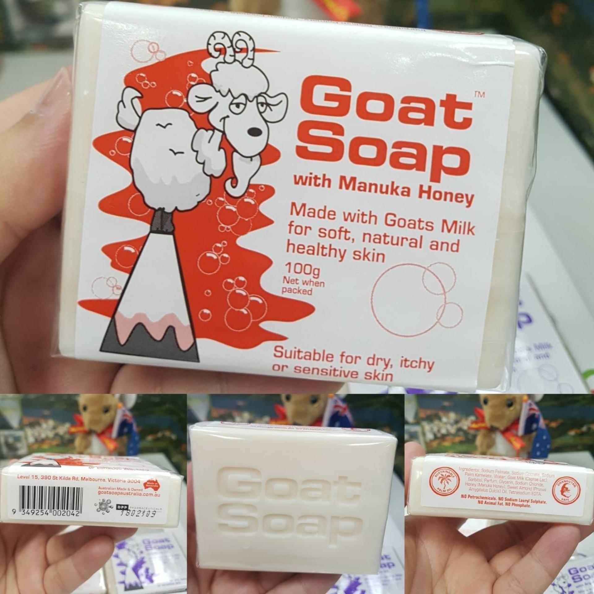 [HCM]xà phòng tắm sữa dê - mật ong Manuka Úc (Goat soap with Manuka honey)