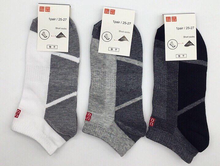 Bộ 5 đôi tất vớ nam cổ ngắn UNI (xuất nhật)