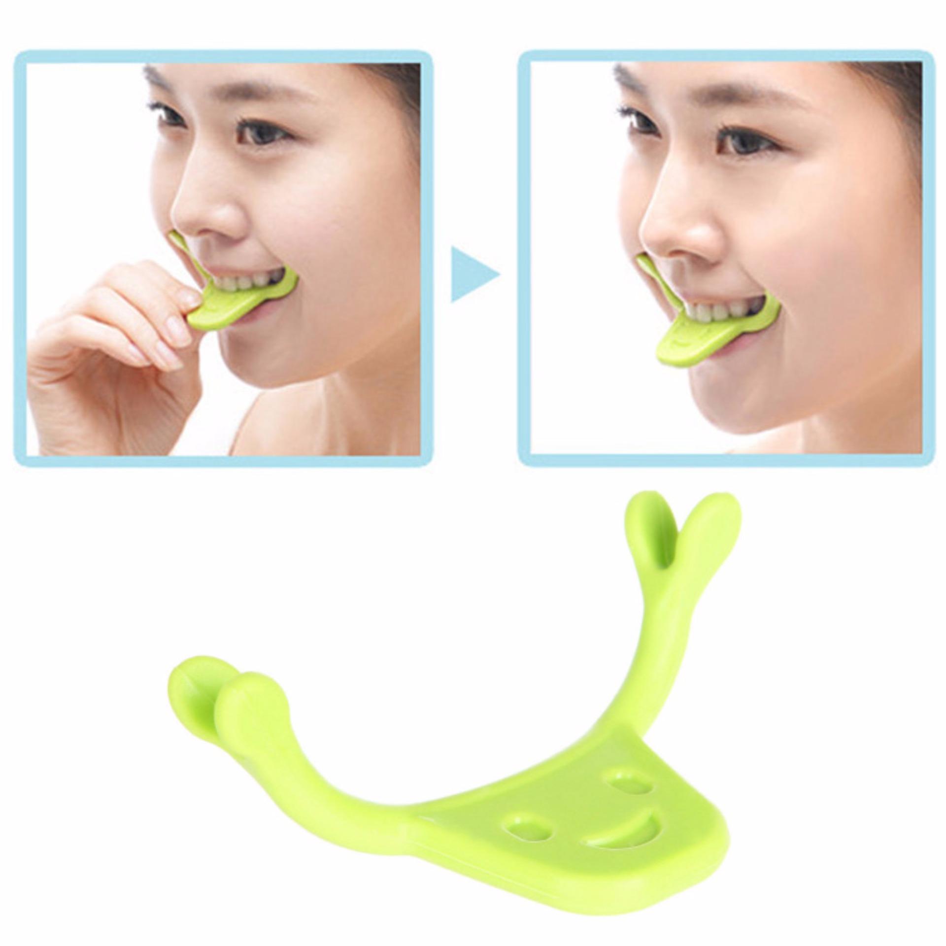 Bộ 2 dụng cụ tạo nụ cười tươi - Smile maker  (Xanh lá cây)