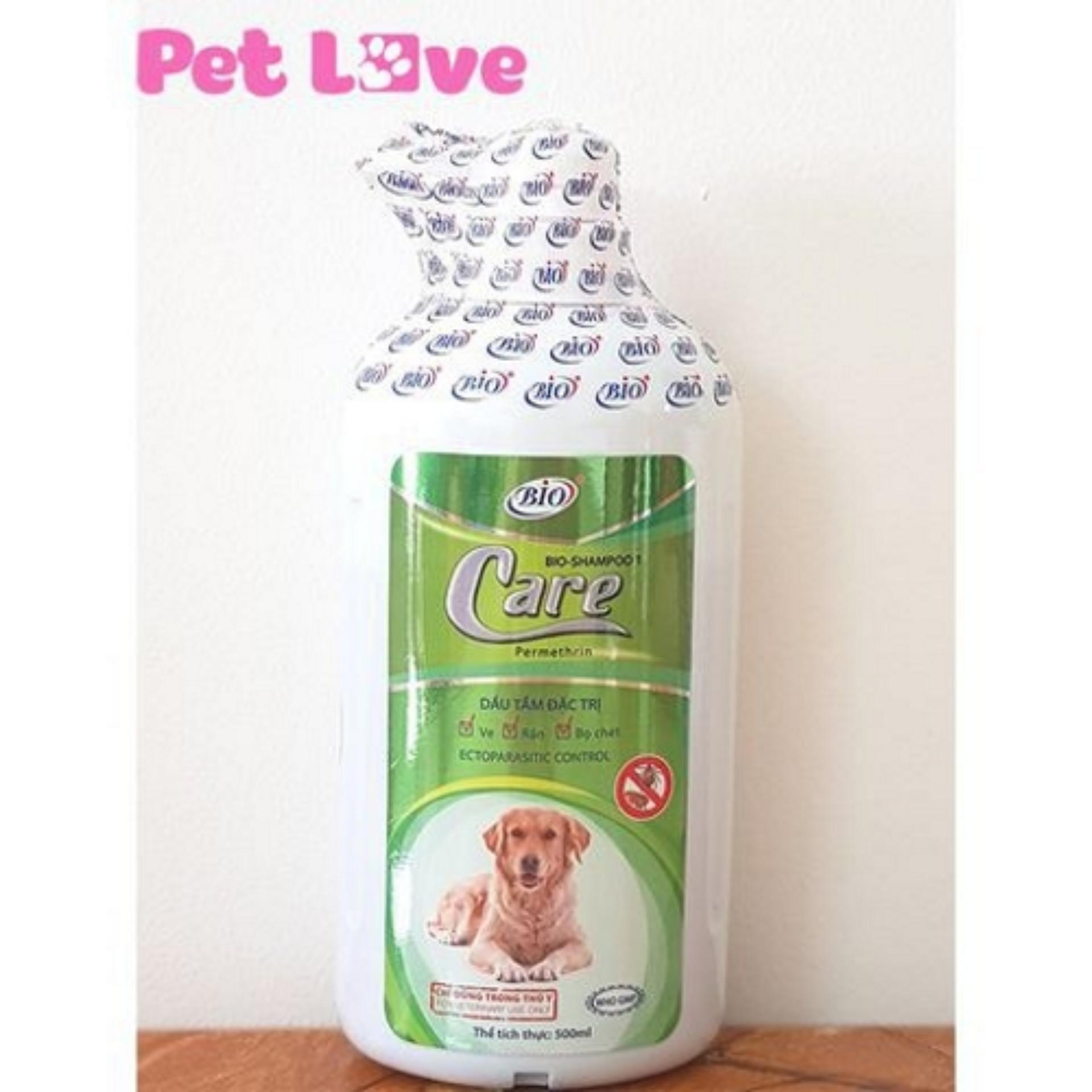 Sữa tắm trị ve rận, bọ chét, khử mùi - Bio Care (chai 500ml)