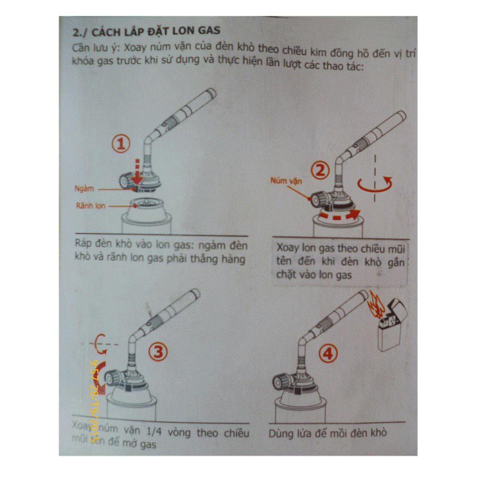 Máy khò và hàn 2 in 1 - Đầu khò bình ga mini