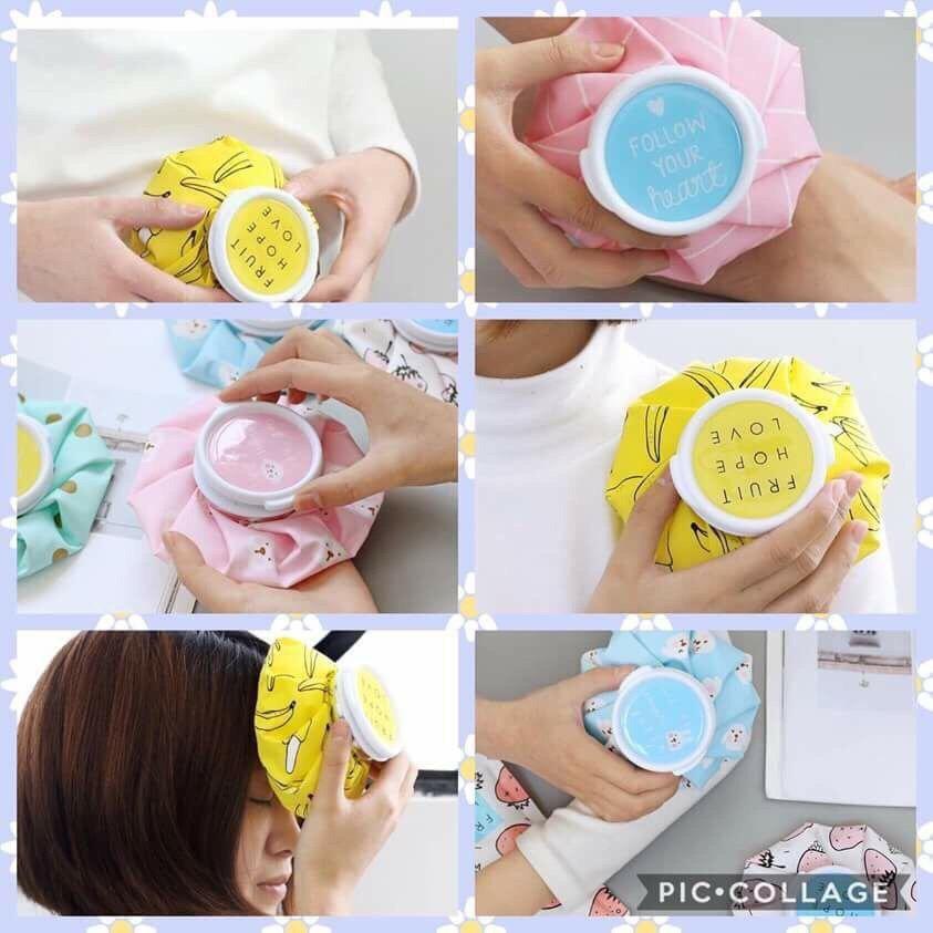 Túi Chườm Nóng Lạnh, Túi Chườm Hạ Sốt, Làm Giảm Cơn Đâu, Làm Mát Và Dịu Cơn Đau Tức Thì, Giữ Nhiệt Lau Hình Cute Siêu Dể Thương.