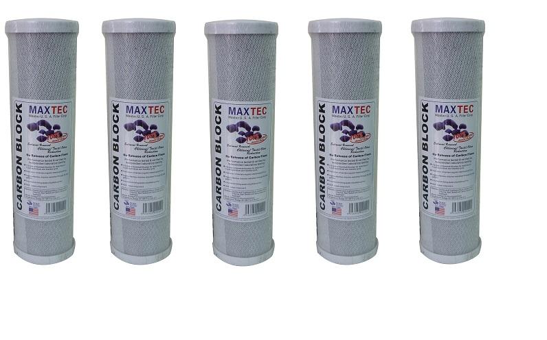 Bộ 5 chiếc lõi lọc số 3 cto dành cho các loại máy lọc nước RO 10ich