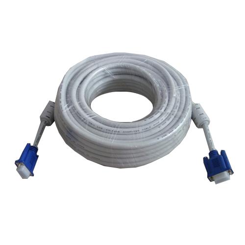 Cáp tín hiệu vga dài 15 mét dây trắng xịn chống nhiễu