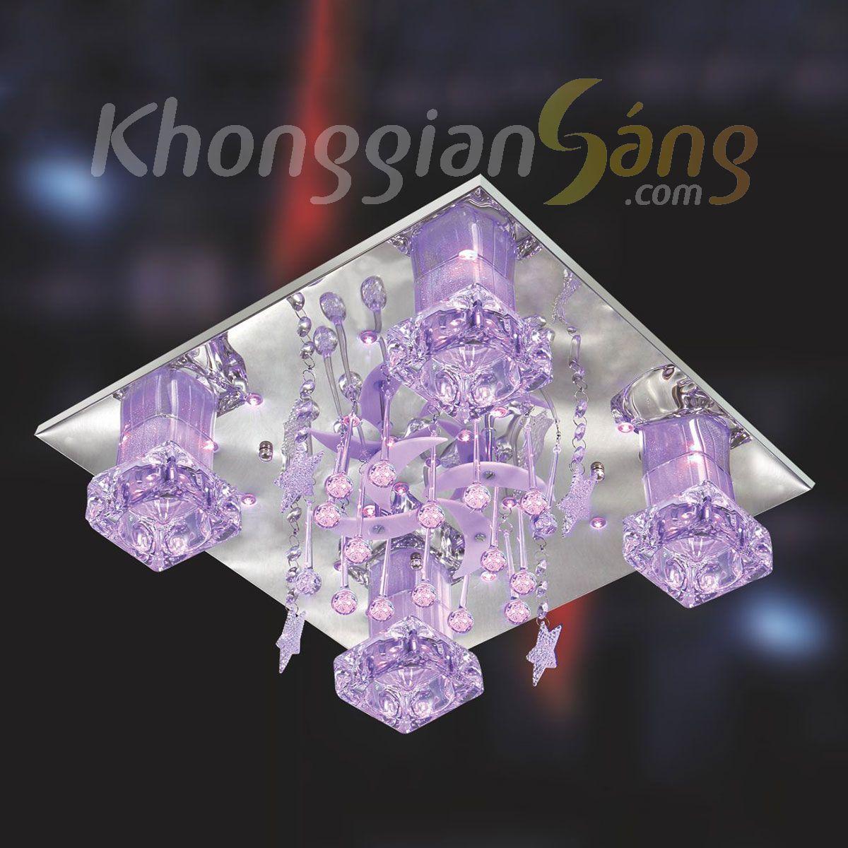 Đèn ốp trần led vuông kgc-8402