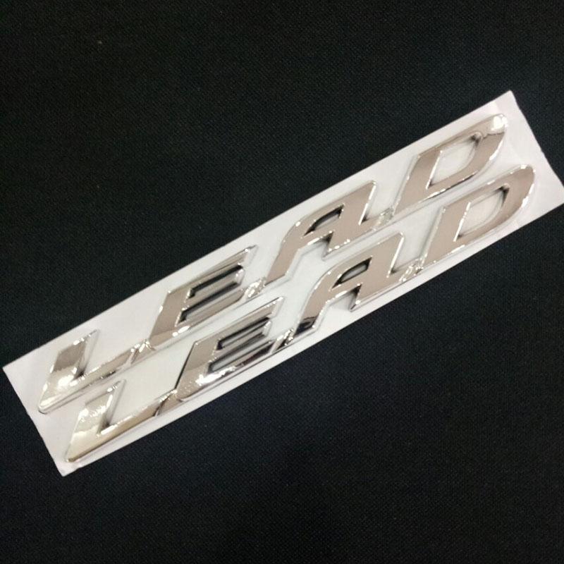 [BÁO ĐỘNG] Chữ LEAD 2010 nổi dán xe máy chất liệu siêu bền đẹp A134-56 (màu BẠC)