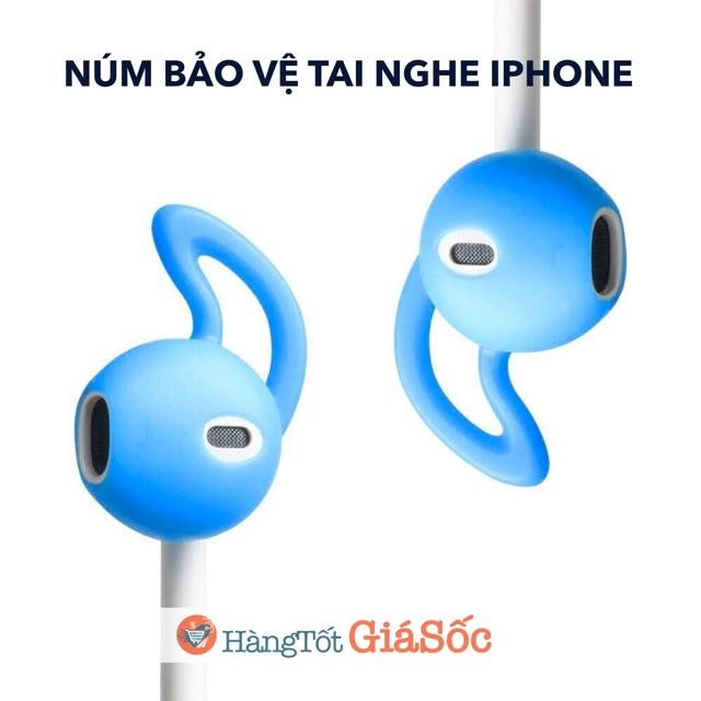 Bộ 2 núm bảo vệ cho Tai nghe iPhone (vỏ silicon tai nghe iphone)