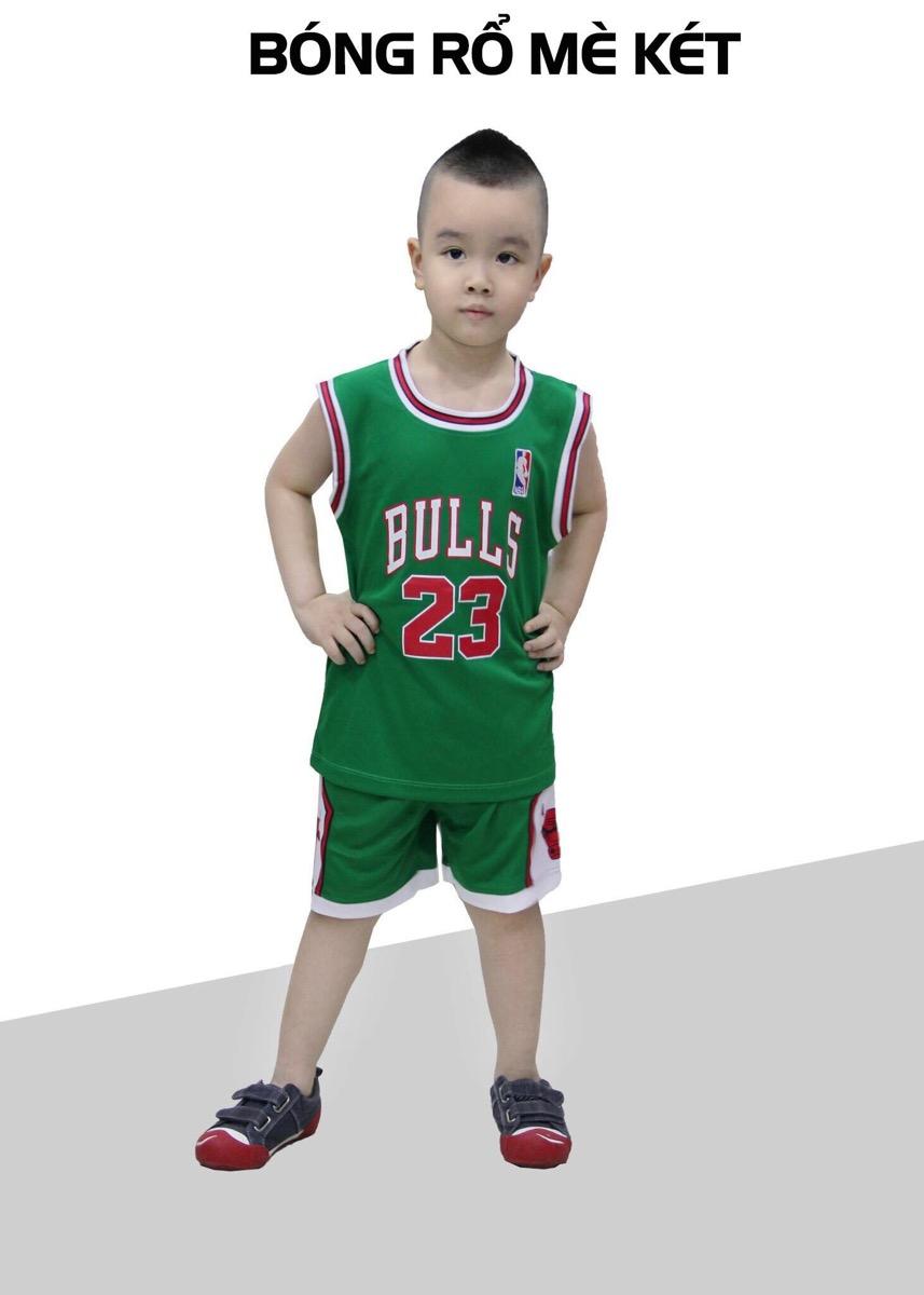 Bộ đồ bóng rổ trẻ em CPSports (Trắng)