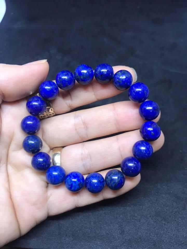 VÒNG TAY PHONG THỦY MAY MẮN ĐÁ Lapis Lazuli.10LY