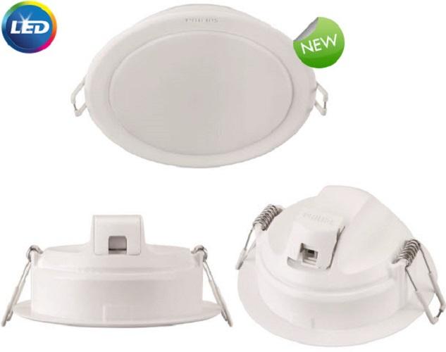 Bộ 6 đèn Philips LED Downlight âm trần 59202 7W (Trắng, Vàng)