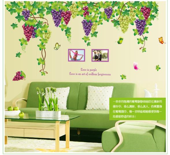 Decan dán tường Giàn nho - AY219AB-692