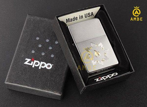 Bật lửa Zippo Mỹ vòng tròn lửa 21192