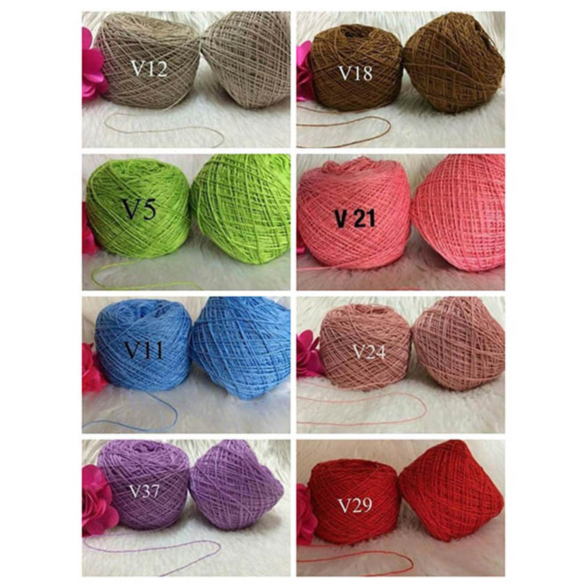 [HCM]3 cuộn len cotton vn 1mm