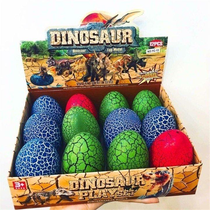 Bộ đồ chơi 12 quả trứng khủng long cho bé