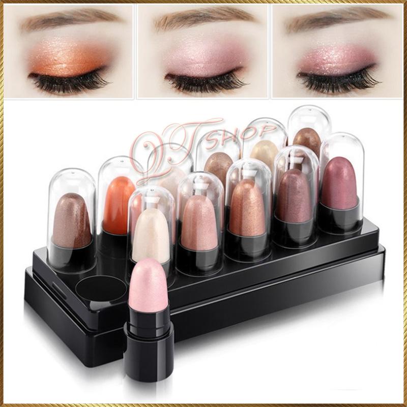 Bộ sáp bóng mắt highlight 12 thỏi Maycreate BM45