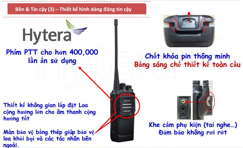 Bộ đàm cầm tay HYT TC-508