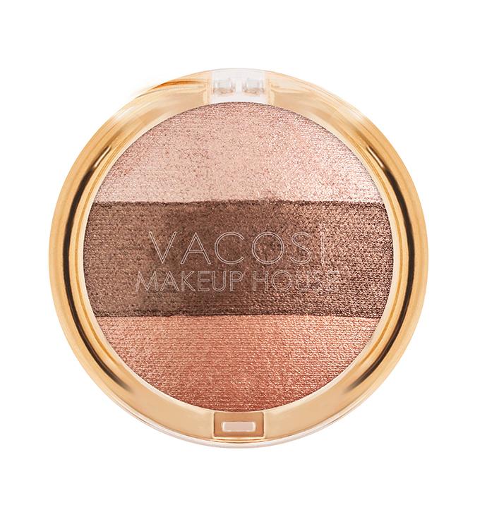 Phấn mắt phối 3 màu Vacosi Eyeshadow 5g No.01