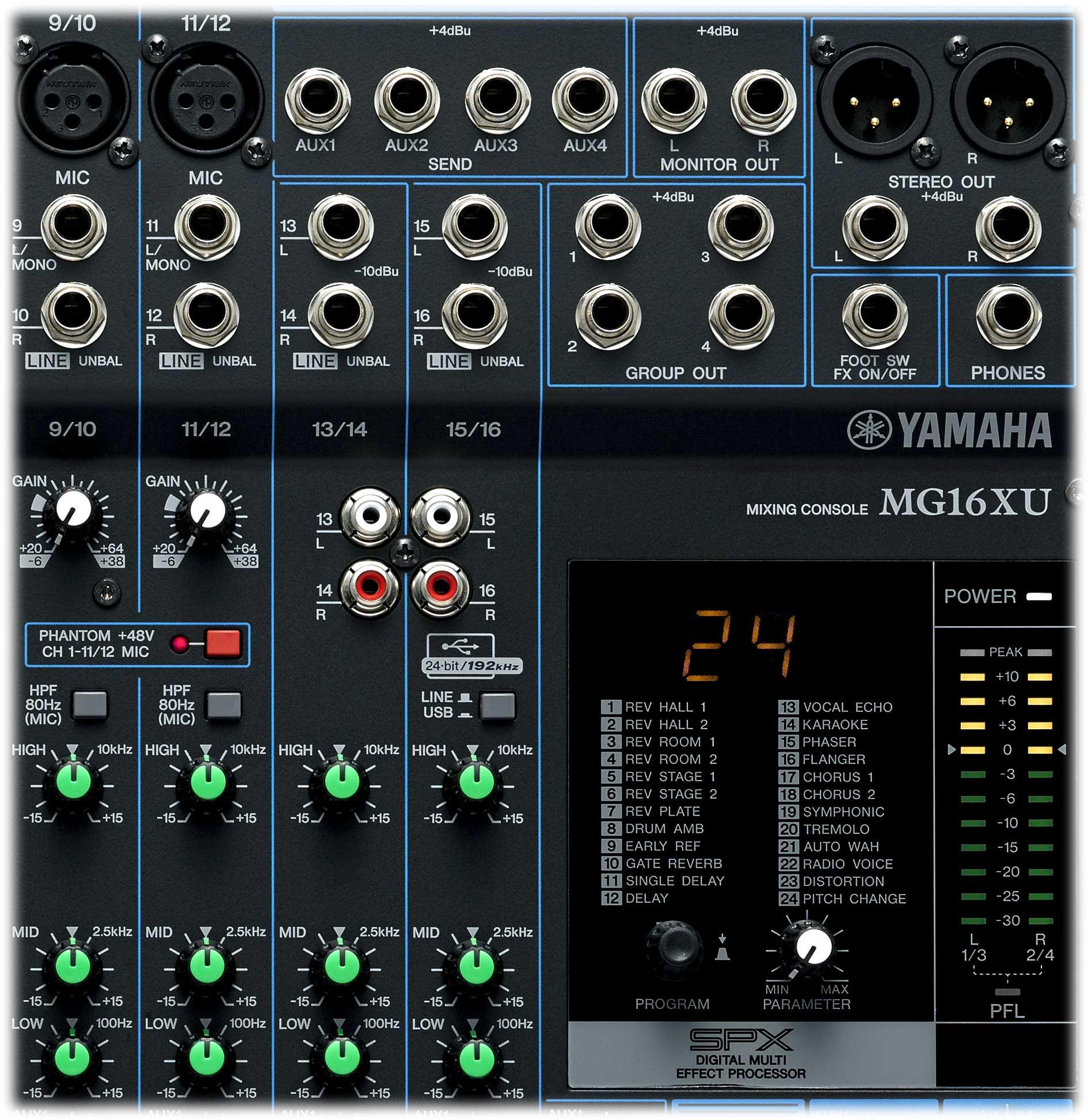 [HCM][Trả góp 0%]MIXER YAMAHA MG 16 XU