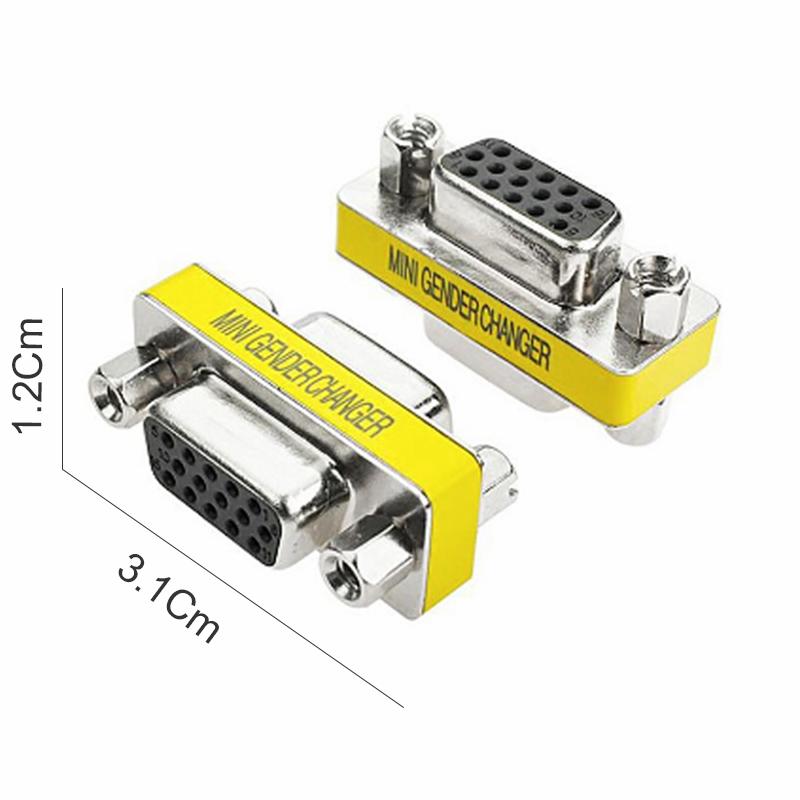 Đầu nối cáp VGA/D-SUB (jack nối cáp VGA) 2 đầu âm  2 đầu dương  1 đầu âm 1 đầu dương