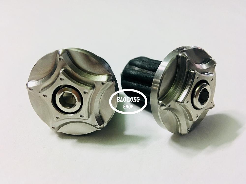 Bộ 2 Gù tay Lái INOX gắn mọi loại xe máy