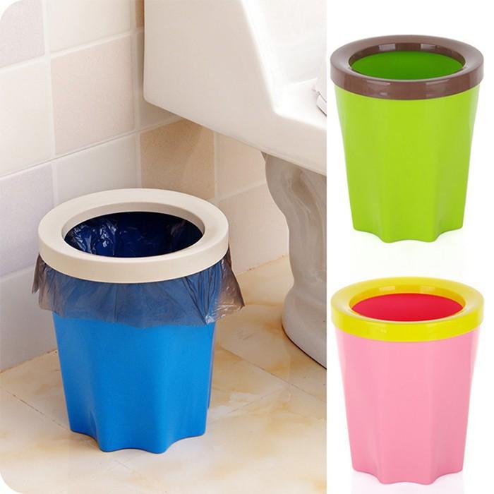 Combo 3 Thùng Rác Decor Văn Phòng F2 (Màu Sắc Ngẫu Nhiên) US05383