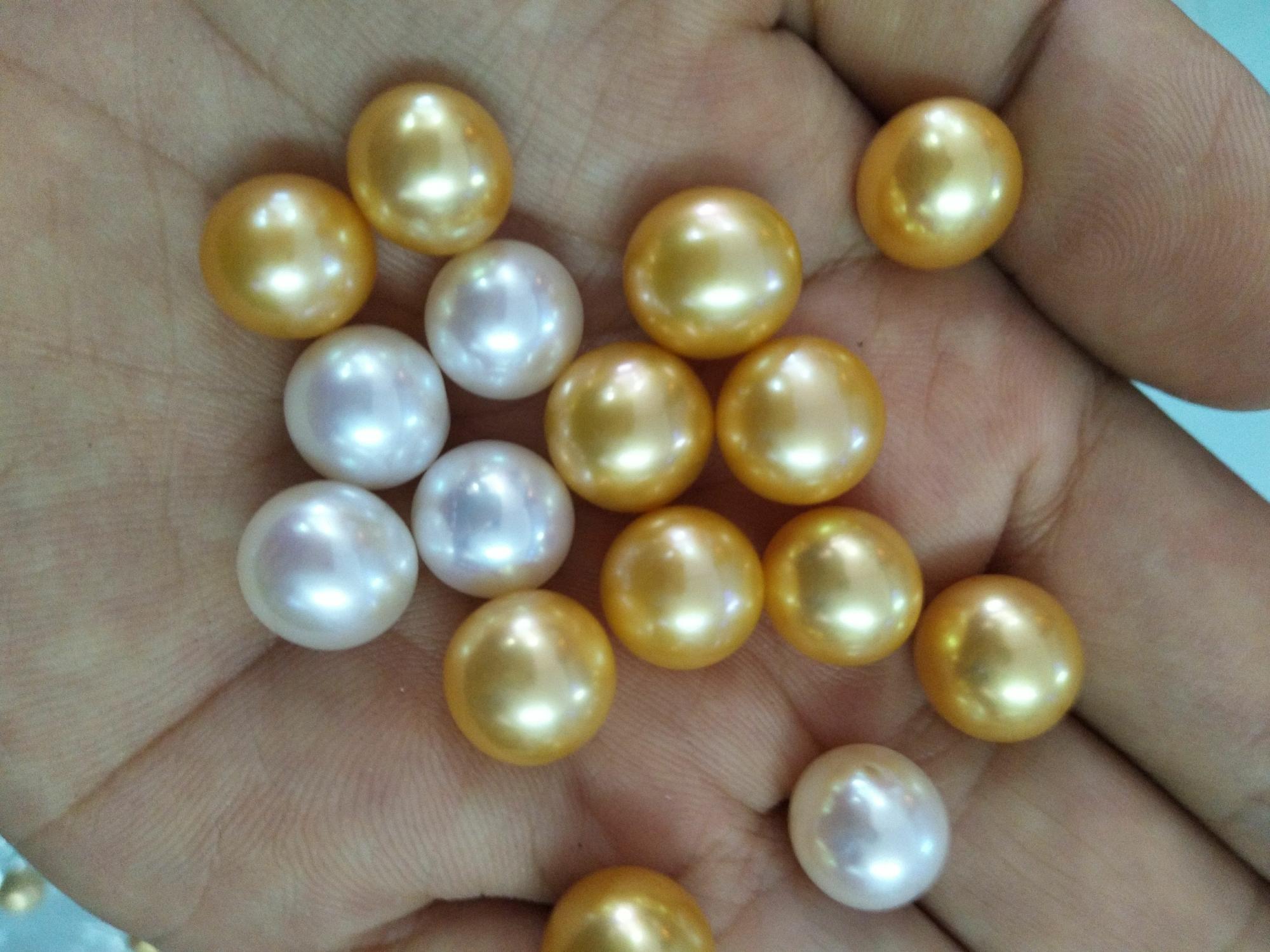 1 Viên ngọc trai thật đẹp không tỳ vết 10ly Chưa khoan lỗ