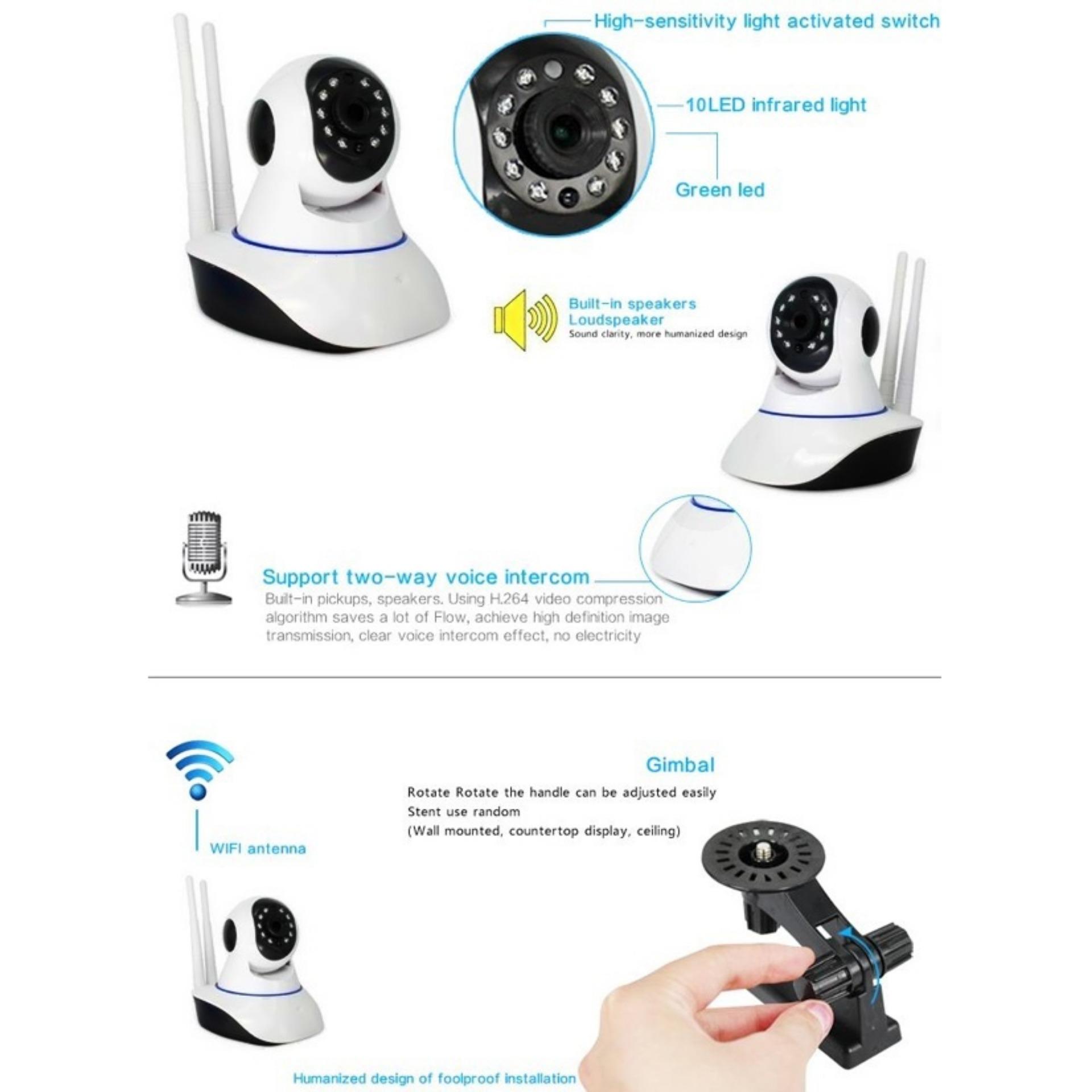 Camera IP Yoosee Wifi 2 Anten Intelligent