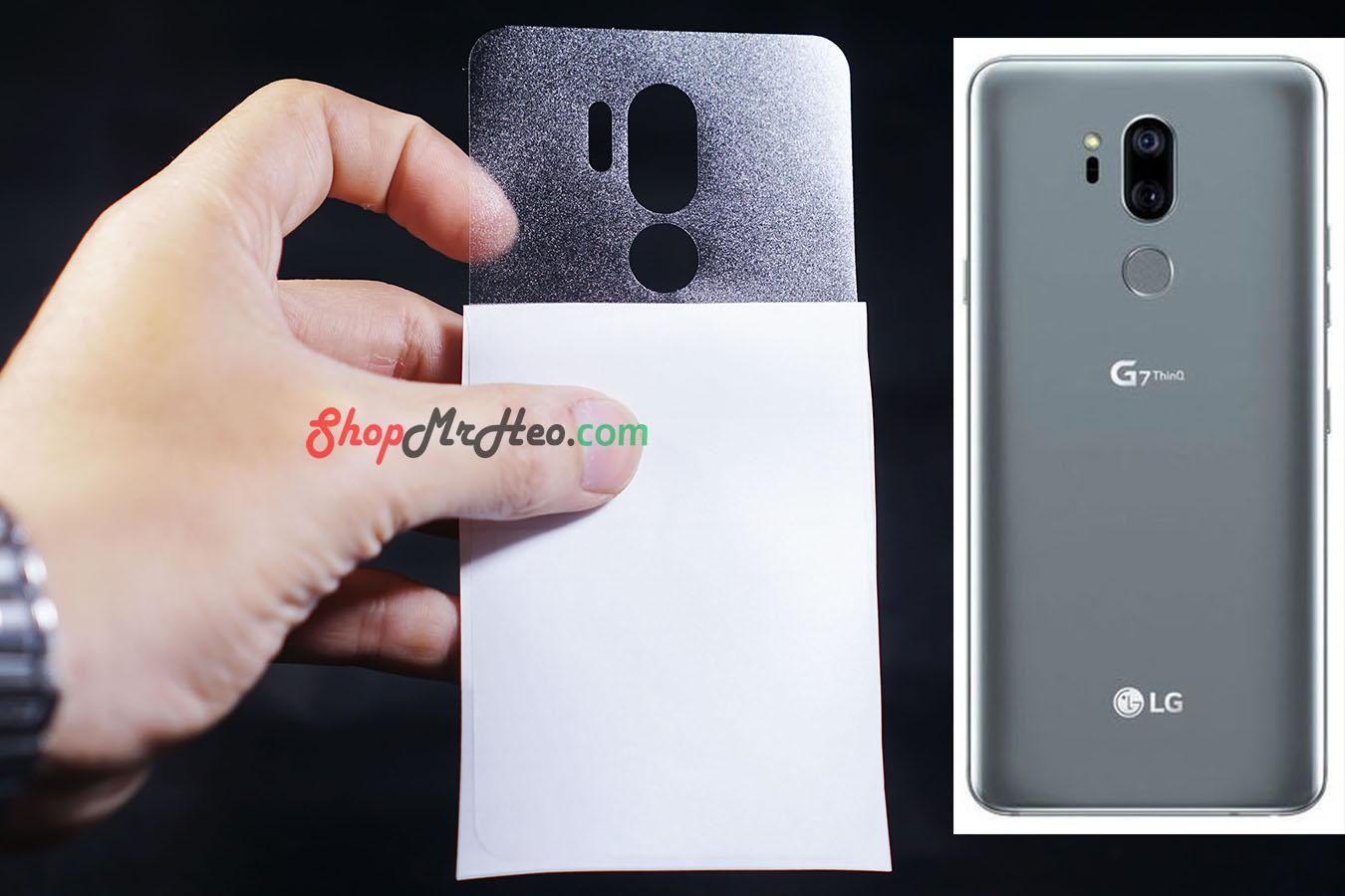 [HCM]Bộ 3 Skin Dán Mặt Lưng LG G7 ThinQ