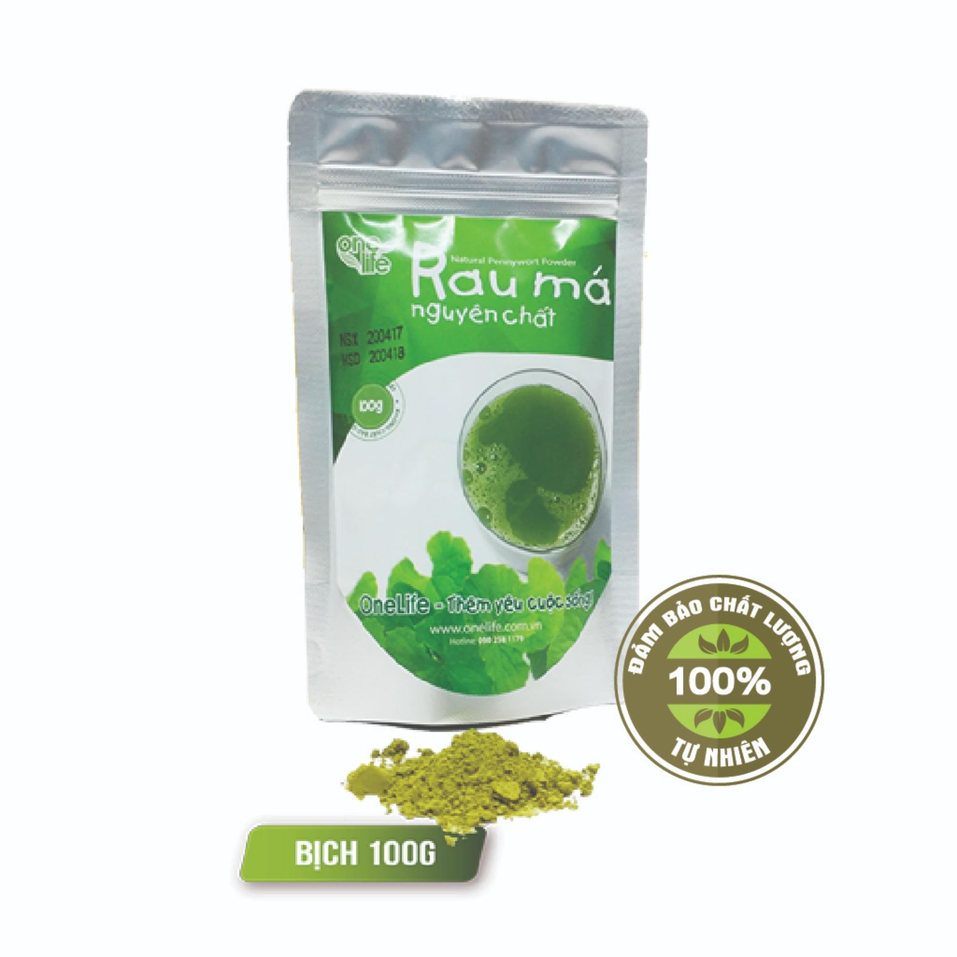 BỘT RAU MÁ HUẾ NGUYÊN CHẤT ONELIFE – Bịch 100gr