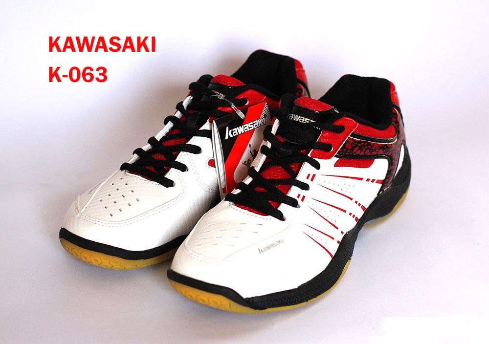 Giầy cầu Lông Kawasaki K063 Trắng/đỏ