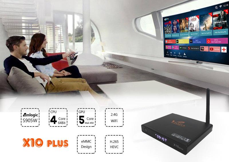 [HCM]ANDROID VINABOX X10 V.2018 CHÍNH HÃNG