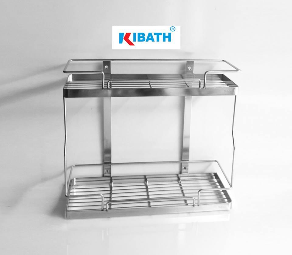 Kệ inox 2 tầng KIBATH